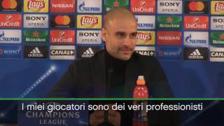 GUARDIOLA NON PUNTA A DIFENDERSI - MONACO MAN CITY 15.03.2017