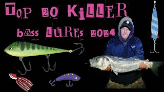 Top 20 Killer Bass Lures 2024