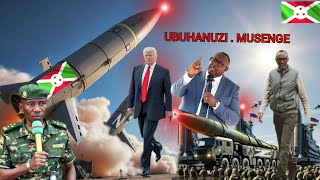 IGITONDO CYUMWIJIMA UBURUNDI BURASHE KIGALI YOSE TRUMP ATANZE INTWARO ZO KURINDA IKIRERE VYAKOMEYE