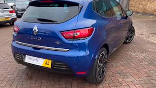 ♦️♦️♦️RENAULT CLIO 0.9TCE Iconic 2018 18 Iron Blue Metallic 45252 miles♦️♦️♦️Brooklands Quality Cars