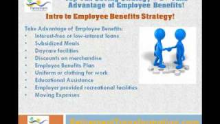 Tax Saving Strategy # 9 - Take Advantage of Employee Benefits - Important Tax Tip for You!