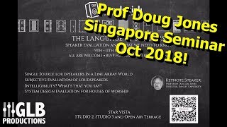 Special Announcement: Professor Doug Jones Singapore Seminars 2018!