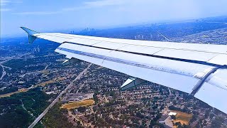 Steep Landing At Toronto ~ Air Canada A320