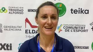 #BALONMANO: Elda 30-Morvedre 21. Vanessa Amorós, preparadora local. (31-08-24).