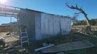 Rebuilding chicken coop and property update after F2 Tornado Leonard TX