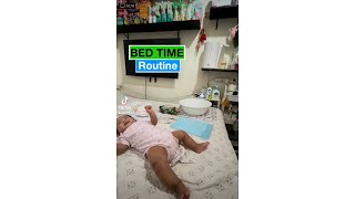 BEDTIME ROUTINE  with My 3 month old Baby- #momlifevlogs #bedtimeroutine  #3montholdbaby