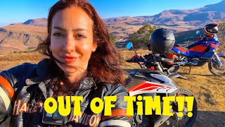 DON'T ride at night!! Race to get off the roads before sunset! KTM790R ride in South Africa