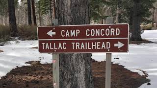 Floating Island Lake Snowshoe via Tallac Trailhead