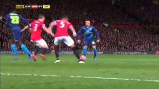 FA CUP Monreal Goal Man Utd v Arsenal FC