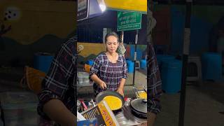 😱Dancing Moong Dal ka Chila😍🔥#youtubeshorts #shorts #trending #streetfood #indore #viralvideo