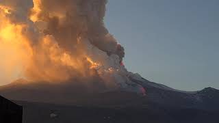 Etna - eruzione del 16 febbraio 2021