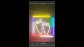 create this neon light effect in blender #blender #3d #neon #light #blendertutorial #short #shorts