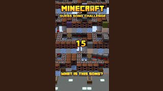 Minecraft Guess Song Challenge 15 What is this "Minecraft NoteBlock"? #shorts