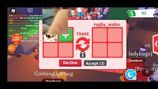 Seeing What People Trade For A Golden LadyBug! (Got Multiple Neons!)