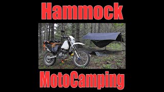 My Very First Solo Hammock Motocamp Adventure | Dual Sport | Suzuki DR350SE