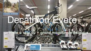 Visite du Decathlon Evere à vélo