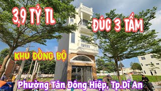 Bán Nhà Tân Đông Hiệp Dĩ An (2324) Khu Đồng Bộ Nhà Nào Cũng Giống Nhau Rất Đẹp