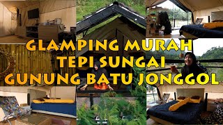 Review Glamping Di Tepi Sungai , Fasilitas Lengkap Nyaman Dan Murah || Satu Satu nya Di Jonggol