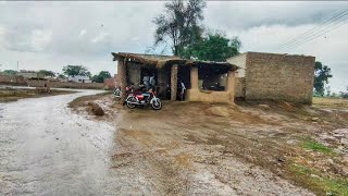 Heavy Rain in Village Pakistan