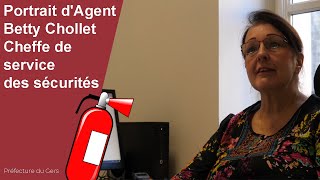 Portrait d'Agent | Betty Chollet - Cheffe de service des sécurités