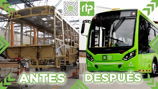 ¿Cómo se fabrica una unidad de la Red de Transporte de Pasajeros?