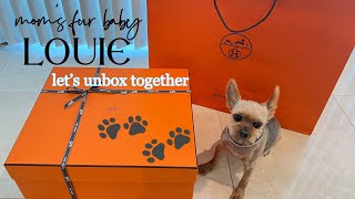 Louie's tote unboxing 🦴🐾 HERMES Birkin Bait 🤔