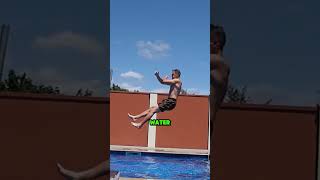 Water Bomb Jump 🤔 EXPLAINED #shorts #facts