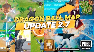 NEW MAP DRAGON BALL l NOVO SISTEMA DE CARREGAR O ALIADO E NOVA ARMA ACE32 PUBG MOBILE UPDATE 2.7