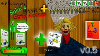 Going BANANA'S About This New Update!! - Baldi's Basics Plus V0.5 #3