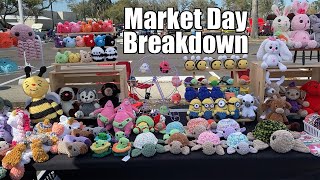 Crochet Amigurumi Market Day Breakdown and Results $$$