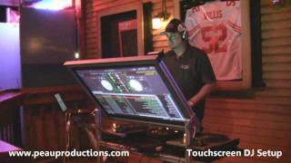 Touchscreen DJ Podium