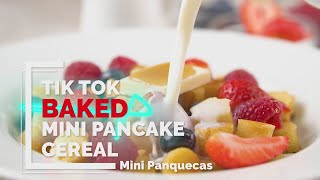 How to Make Tiktok Mini Pancake Cereal (BAKED version)