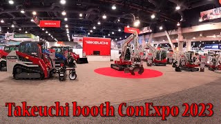 Takeuchi Booth At ConExpo 2023