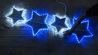 led star motif light