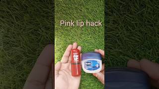 pink lip hack| Vaseline hack#viral #vaseline #shortvideo #beautyhack #lipstickswatches #viralreels