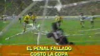 Penal Fallado por Acosta en la Final de la Copa 1990