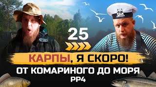 Прокачка С НУЛЯ ● От КОМАРИНОГО до МОРЯ ● 25 серия. Челлендж ● Русская Рыбалка 4