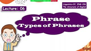 What is a Phrase? And Types of Phrases