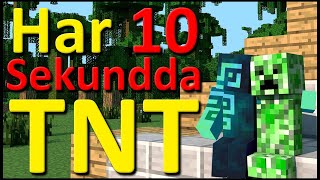 Minecraft lekin Har 10 sekundda TNT Spawn Bo'ladi | Uzbekcha minecraft #Kayzo