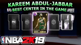 NBA2K19 MYTEAM GALAXY OPAL KAREEM ABDUL JABBAR PACK OPENING