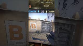 Counter-Strike Global Offensive gameplay-Dust 2-3 kill and 1 assist with aug at tunnel!