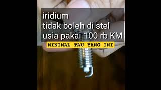 Spark plug . Busi biasa vs Busi Iridium #shorts #automobile #spark #sparklovers