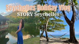 HOLIDAY VLOG/HOTEL TOUR: THE STORY HOTEL, SEYCHELLES, EAST AFRICA | Becca and Soph