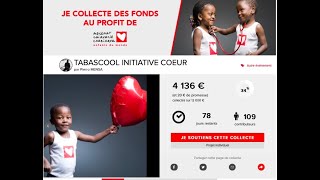 une cagnotte pour Initiative Coeur.