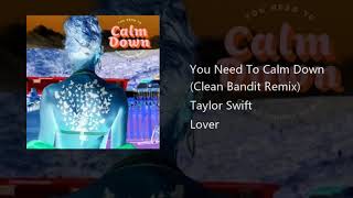 Taylor Swift You Need To Calm Down (Clean Bandit Remix)