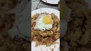 Fried rice with Sunny side up egg #shorts