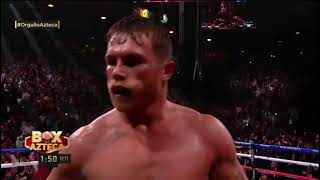 RAUND 11: POR K.O 'CANELO' ÁLVAREZ vence a CALED PLANT