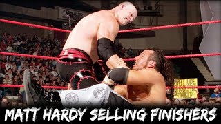 WWE Matt Hardy Selling Finishers Compilation 2000-2009