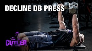 Dumbbell Decline Press - Cutler Nutrition