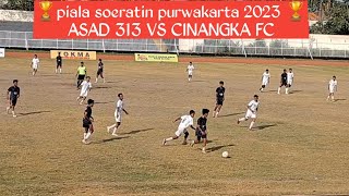 ASAD VS CINANGKA II piala soeratin askab purwakarta